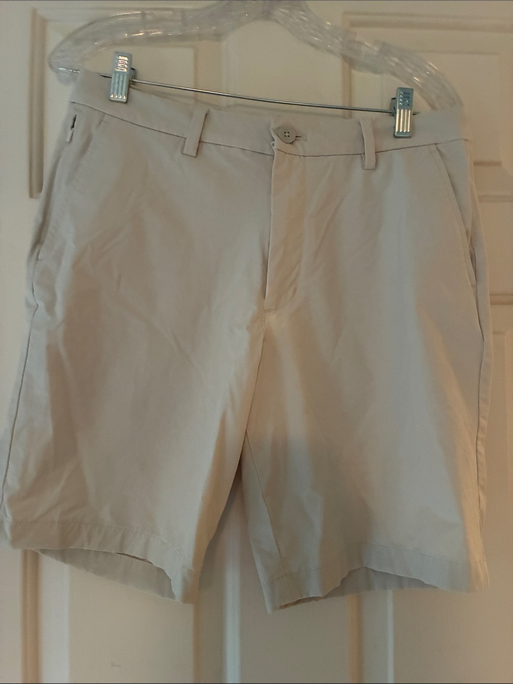 Men's Vineyard Vines On the Go Fabric Classic Lightweight Beige Shorts